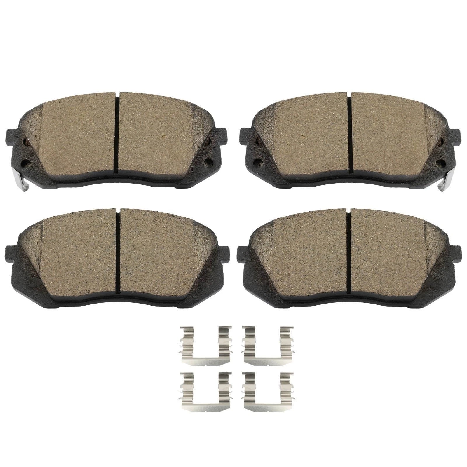 Front & Rear Brake Ceramic Pads for Kia Sportage, Hyundai Tucson (2017–2023)