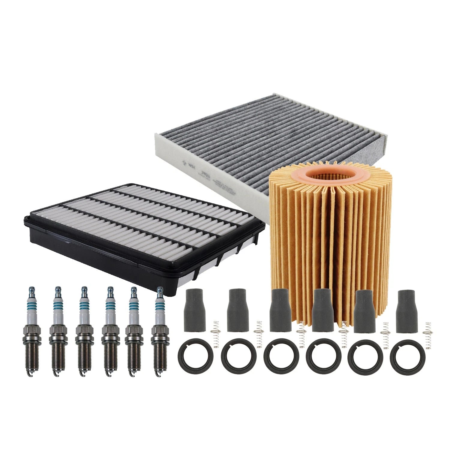 Denso Tune Up Kit with NGK 6 Spark Plugs & Boots for Tundra 2014