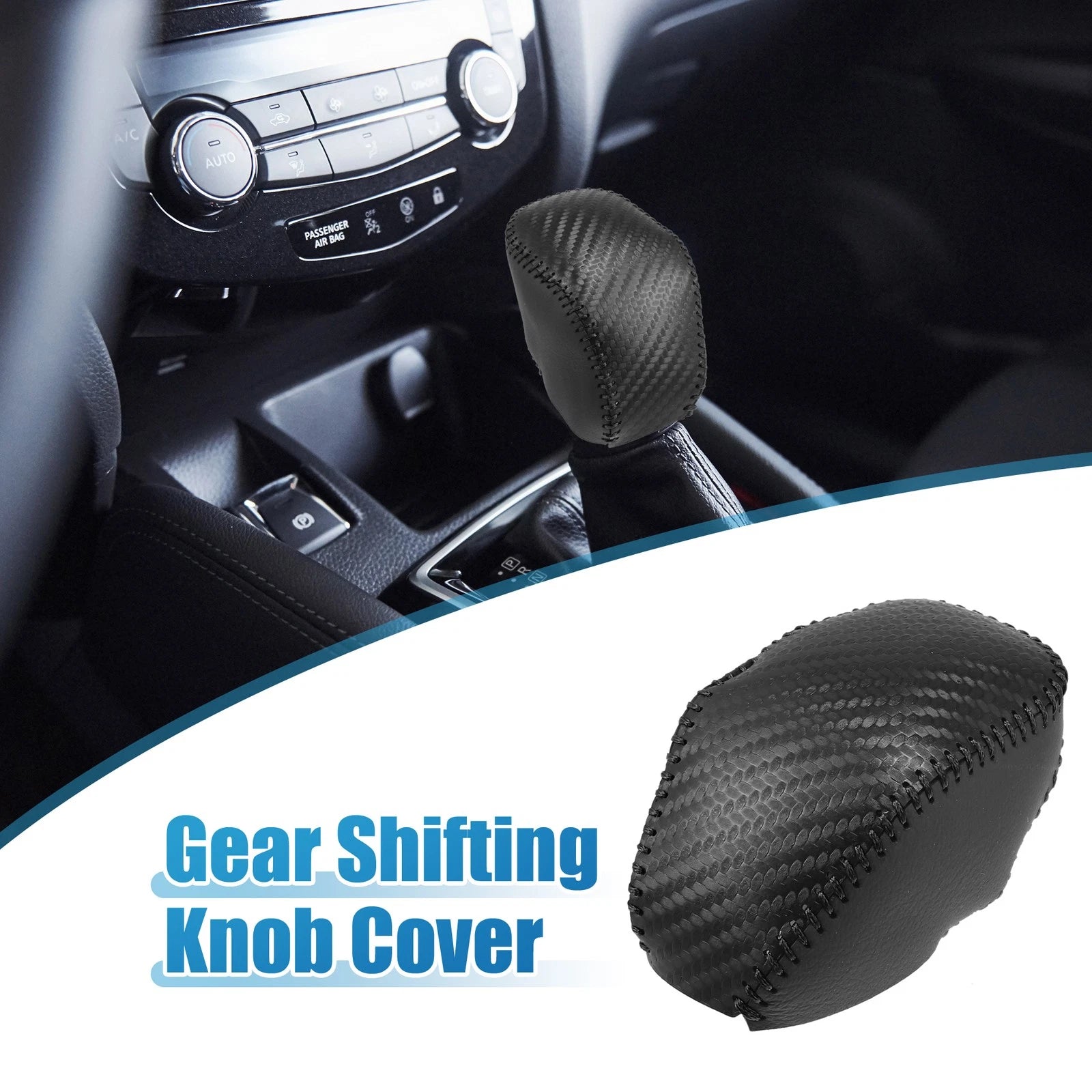 Gear Shifting Knob Cover Trim for Toyota Highlander (2020–2023) Black