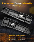 Set of 2 Interior Door Handles for Freightliner (1988-2012)