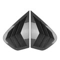 Rear Window Louver Shutter Cover Trim for BMW X6 E71 E72 (2008–2014) Carbon Black