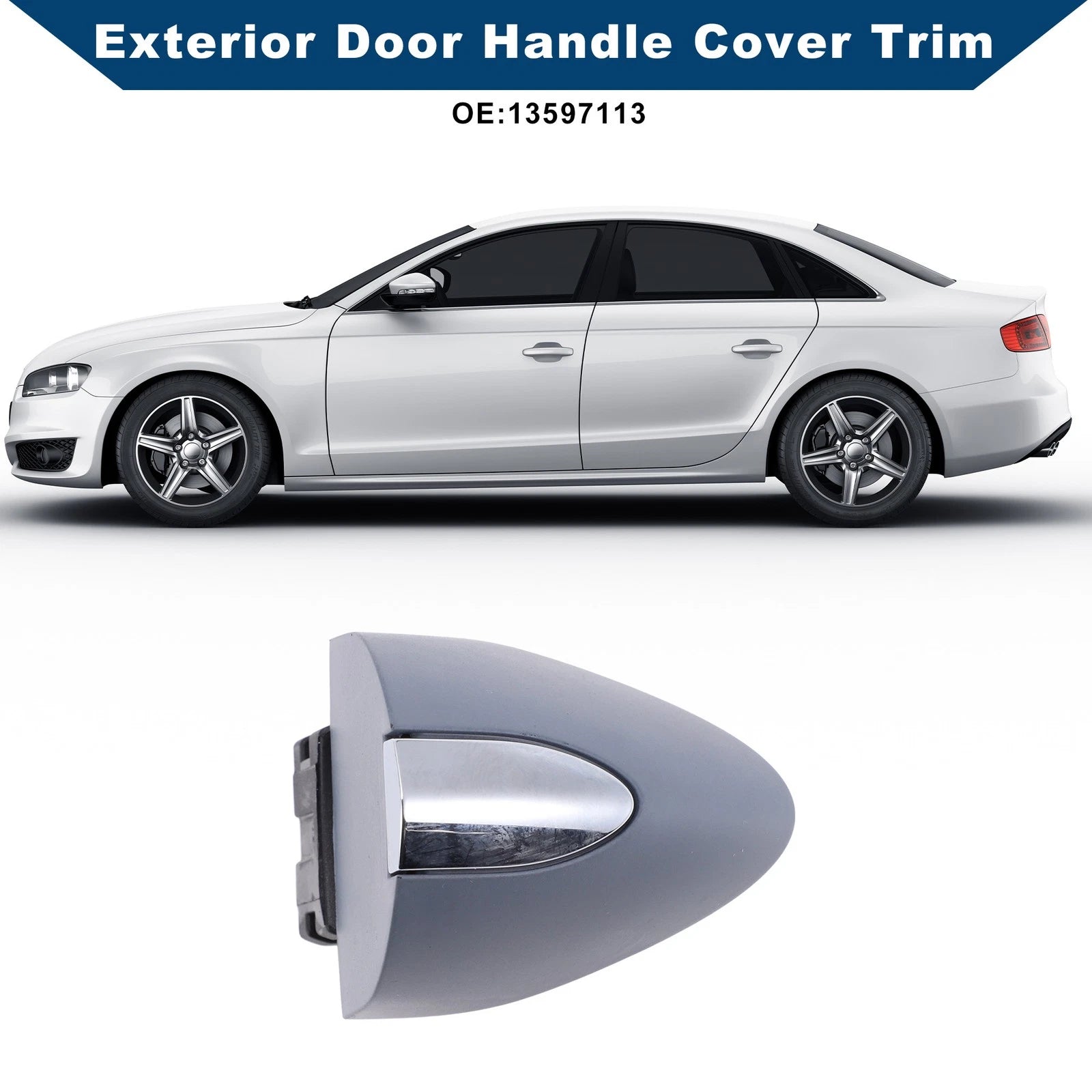 Exterior Door Handle Cover Trim for Buick LaCrosse, Enclave (2017–2019)