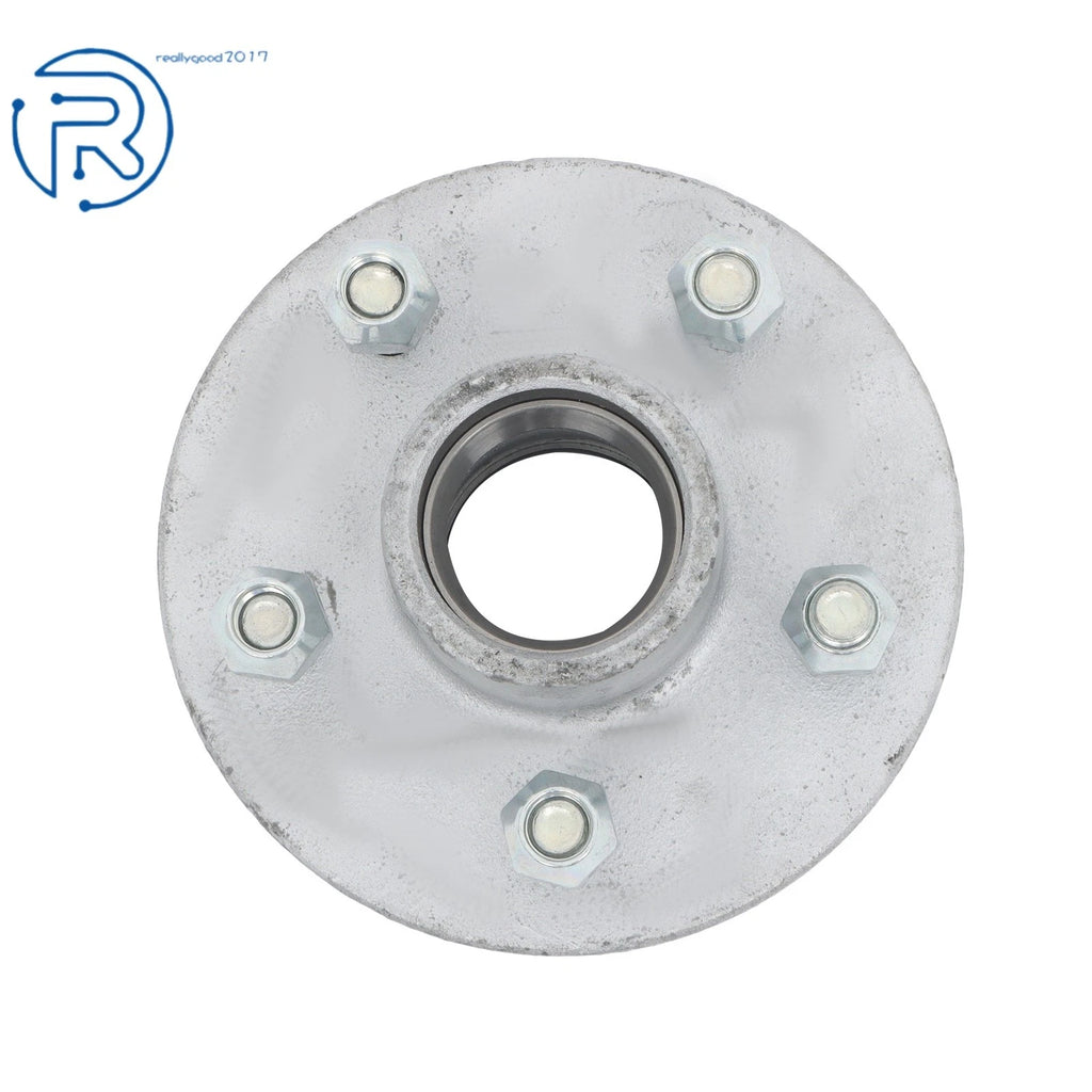 Pack of 2 Hot Dipped Galvanized 3500lbs 5 Lug Hubs with Bearing Kit