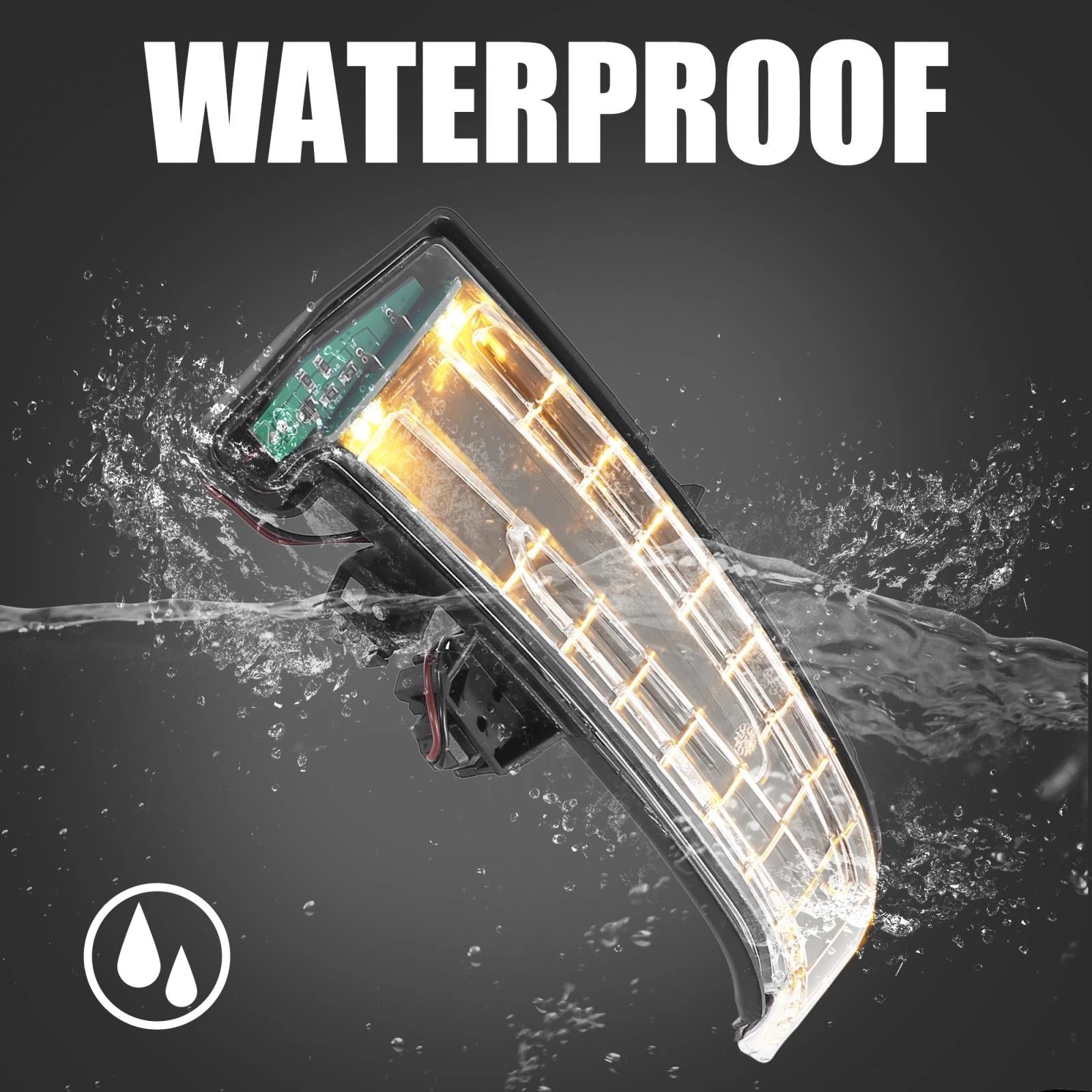 Right Side Mirror Turn Signal Indicator Light for Mercedes Benz W204 C204 W212 (2007–2015)
