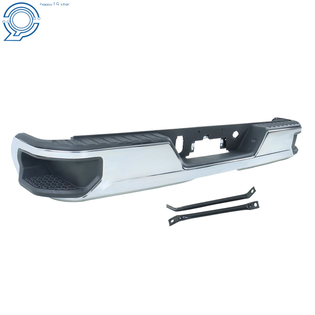 Rear Bumper Assembly Chrome for Chevy Silverado GMC Sierra 2500 3500HD (2020–2025)