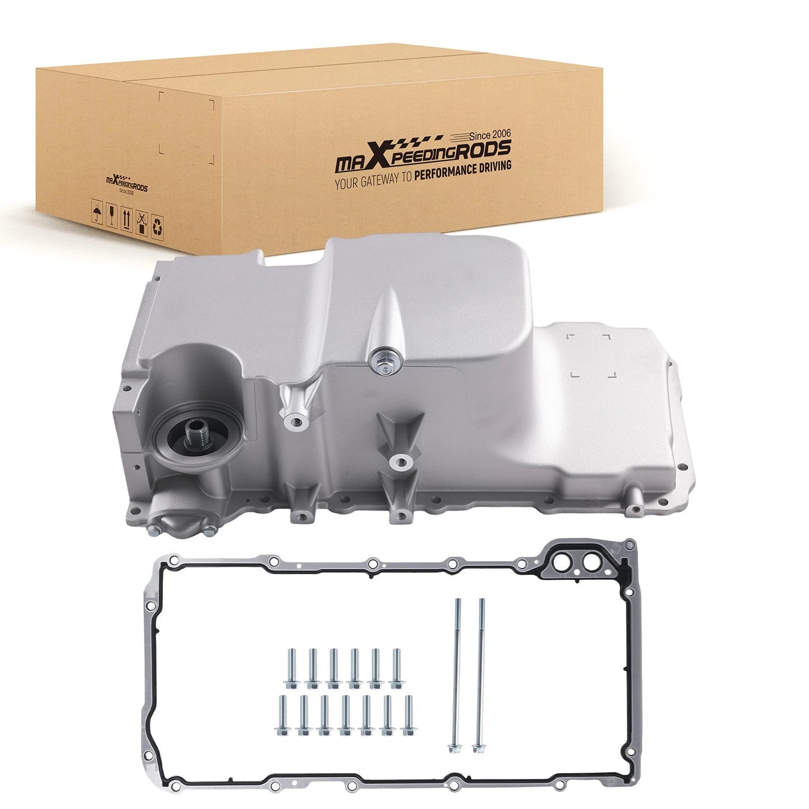 Engine Oil Pan for Pontiac G8 V8 6.0L (2008–2009) 12622559 Aluminum w/ Hardware