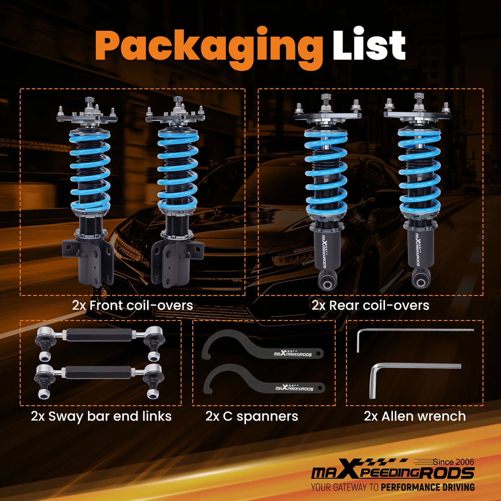 MaXpeedingrods T6 Coilovers Suspension Spring Kit for Toyota GR86 (2022–2023)