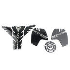 3D Carbon Fiber Tank Pad Traction Decal for Yamaha MT-09 (2014-2023)