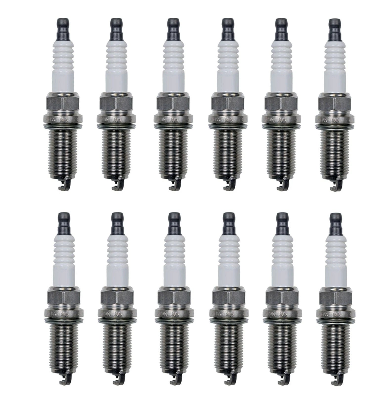 Set of 12 Denso Platinum TT Spark Plugs Gap 0.040 for Hyundai Nissan Suzuki Toyota