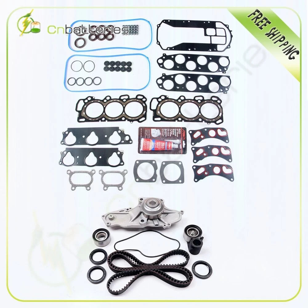Timing Belt Water Pump Head Gasket Set for Acura MDX, Honda Ridgeline (2003–2008)