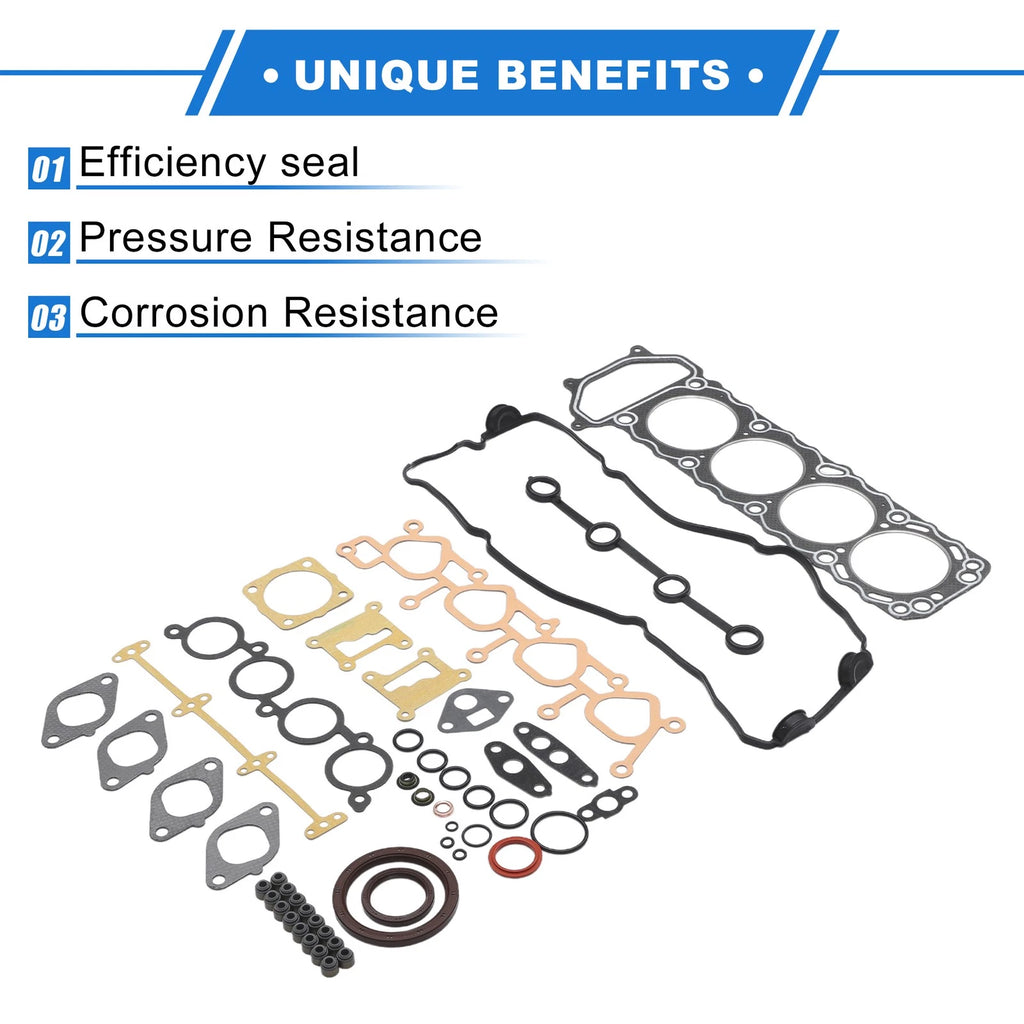 Cylinder Head Gasket Kit No. 101011E485 for Nissan KA24/U13 (Year Range)