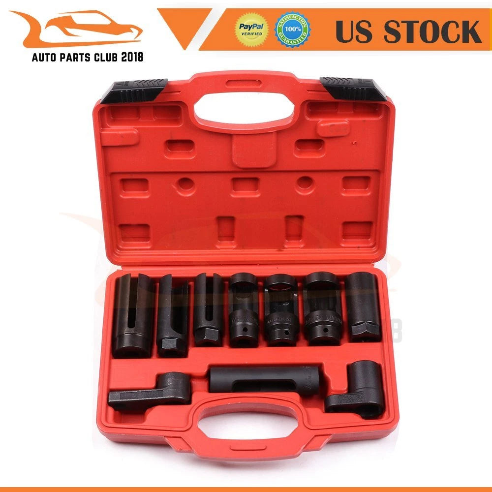 Set of 10 Oil Pressure Sensor Socket Tools for Automotive Use