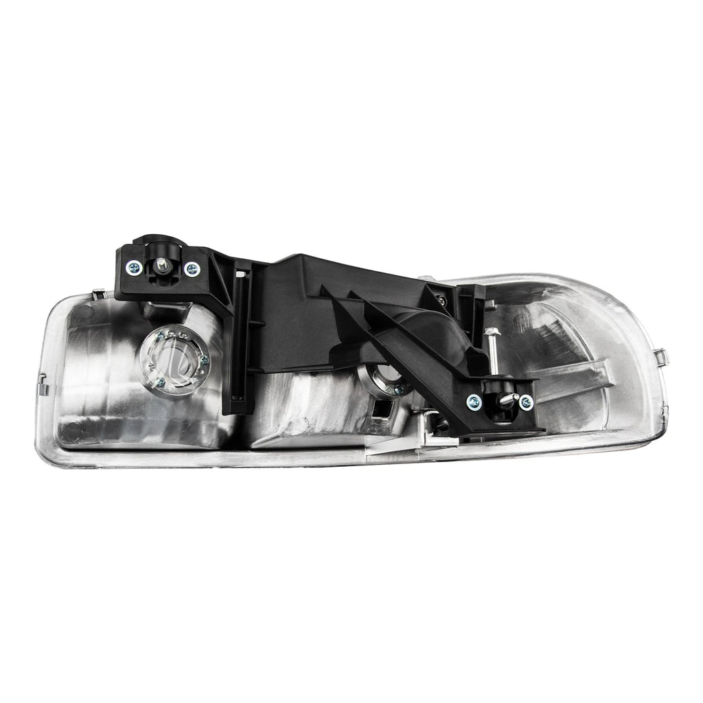 Headlight Assembly Set for 2000–2005 GMC Yukon XL 5.3L Halogen Chrome