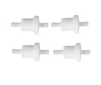 Set of 4 Fuel Filters for Mercury Outboard 9.9 15 HP (35-80365M, 18-7713, 646-24251)