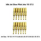 12pcs Carb Idle Jet Slow Pilot Jets for Mikuni TM VM28/486 HSR42/45/48 #10-37.5