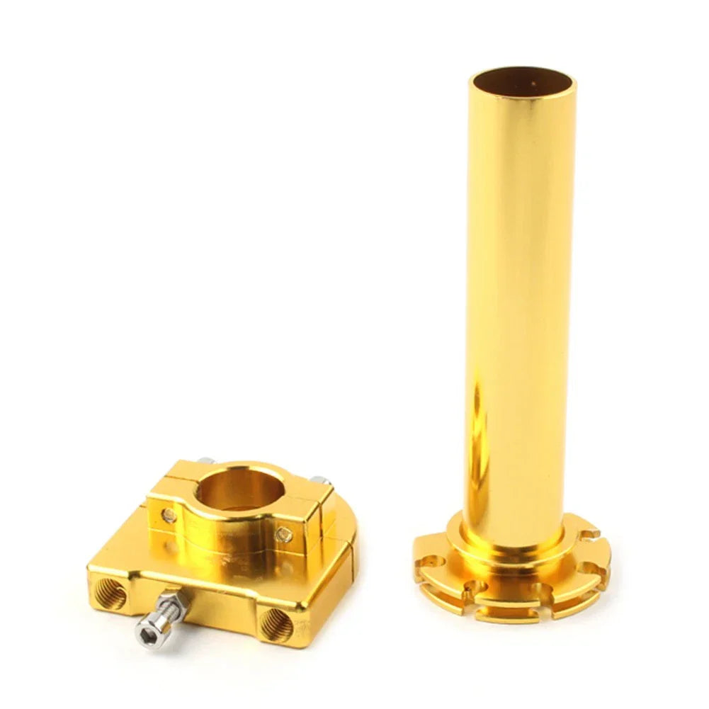 CNC Turn Twist Throttle Handle Bar Tube for Motorcycle 7/8" Universal