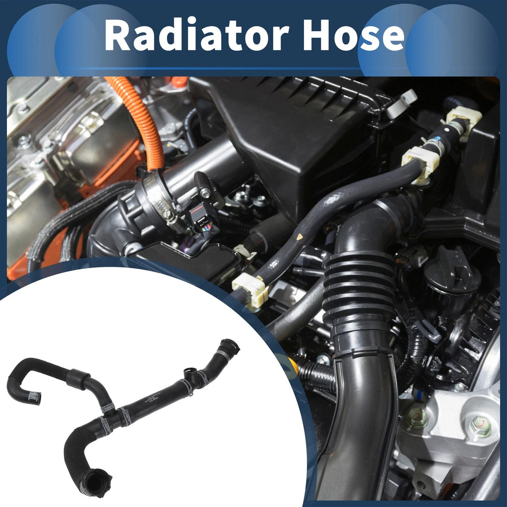 Radiator Hose for Audi Q7 (2016–2021) No. 4M0122055BS Black 1 Pc