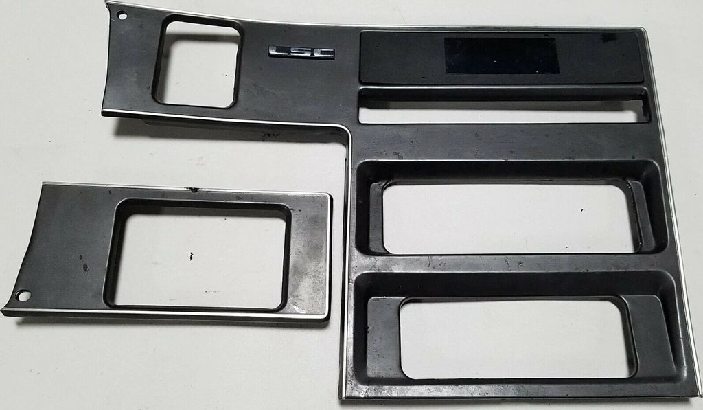 Set of 2 Center Dash Bezel Panels for Lincoln Mark VII (1987–1989)