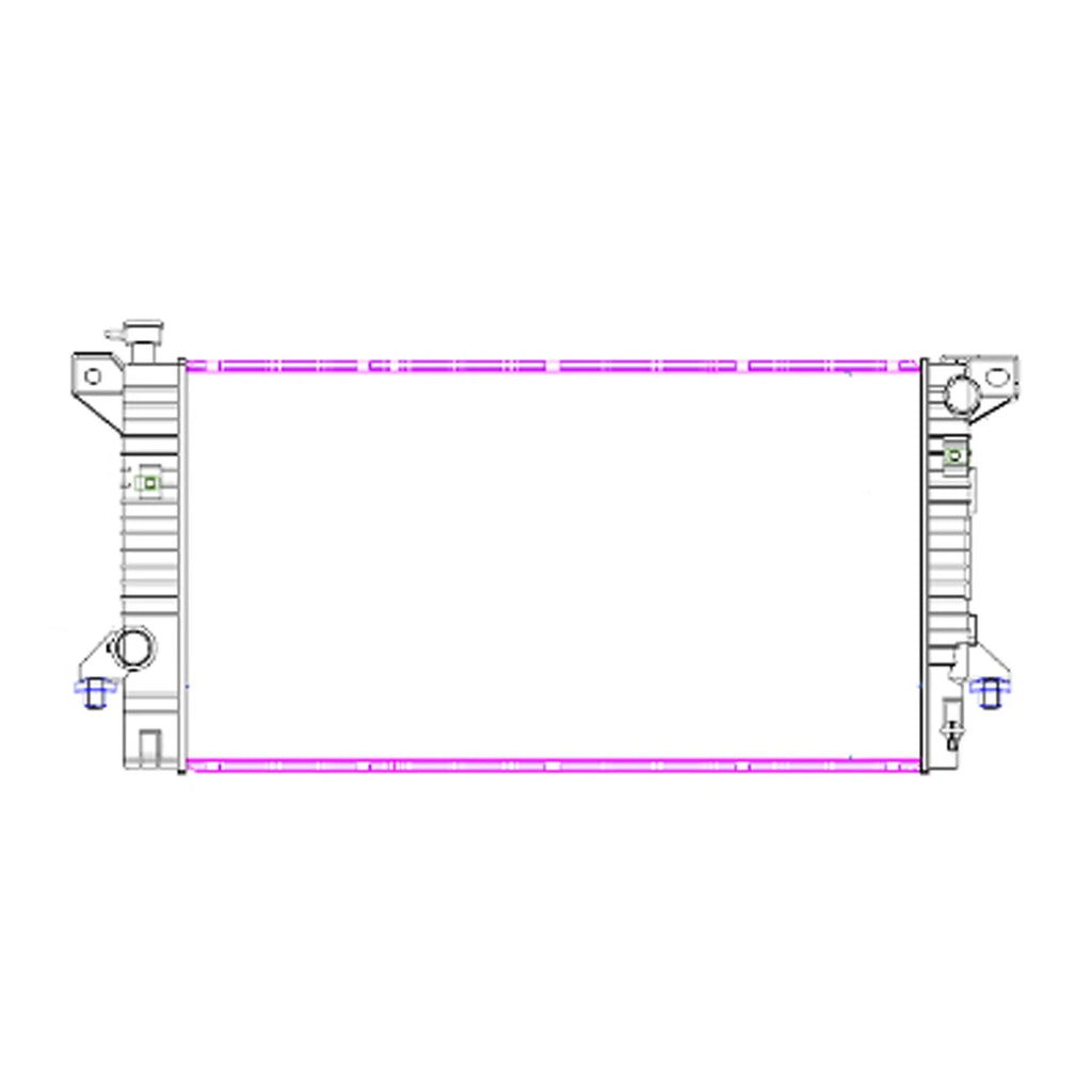Replacement Plastic/Aluminum Radiator (See compatibility Chart)