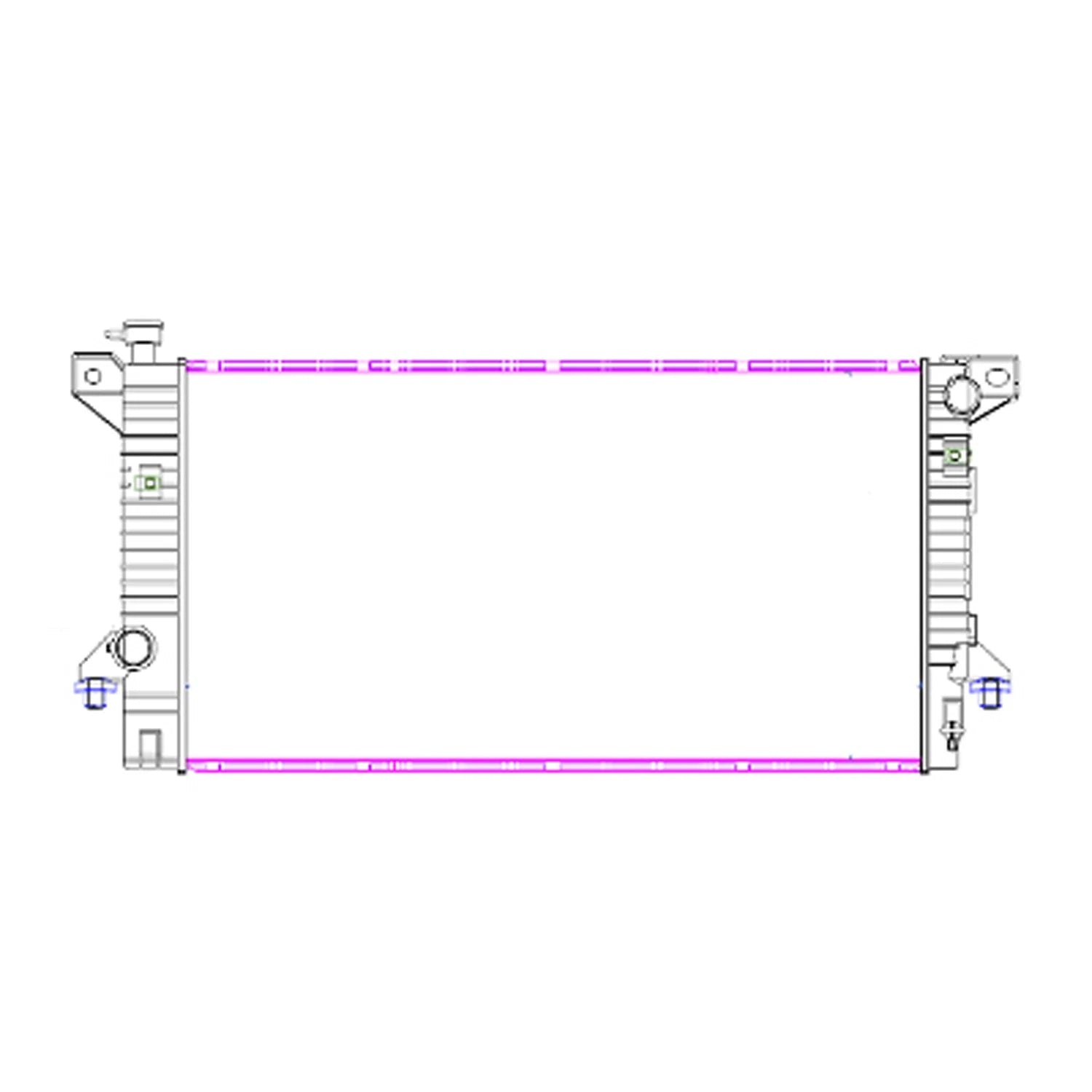 Replacement Plastic/Aluminum Radiator (See compatibility Chart)
