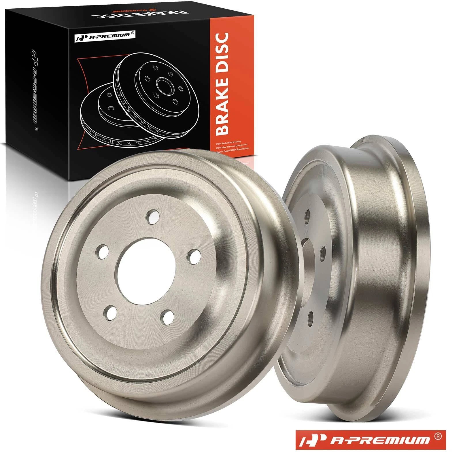 2X Rear Brake Drums for Chevy Equinox (2005–2006) Saturn Vue Pontiac