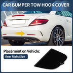 Rear Bumper Tow Hook Cover for Mercedes-Benz W172 R172 (2012–2019) No.A1728853723 Black