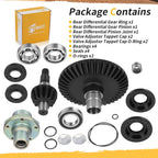 Rear Differential Gear Ring & Pinion Kit for Honda Rincon 650 680 (2003–2023)