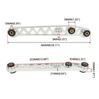 Billet Rear Lower Control Arm & Subframe Brace for Honda Civic EK (96–00)