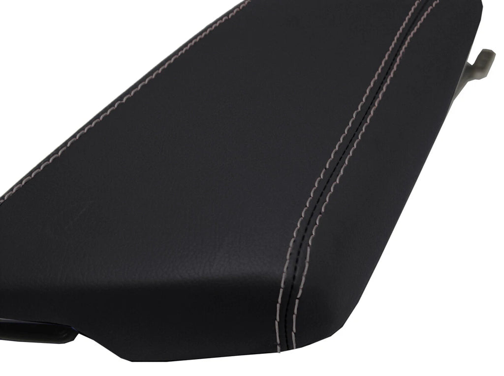 Center Console Lid Armrest Cover for Kia Optima (2011–2015) Gray Stitch
