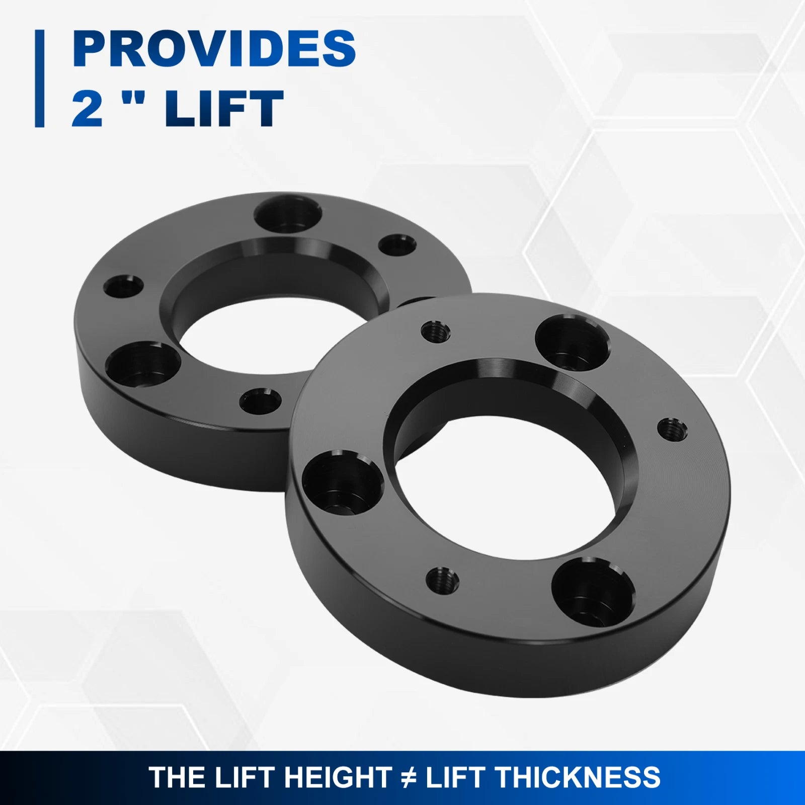 2" Strut Top Mount Lift Kit Spacers Pair for Ford F-150 (2004–2024)