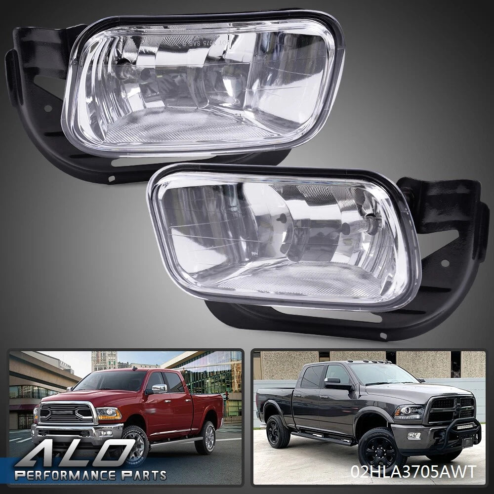 Set of 2 Bumper Fog Lights for Dodge Ram 2500 3500 (2010–2018)