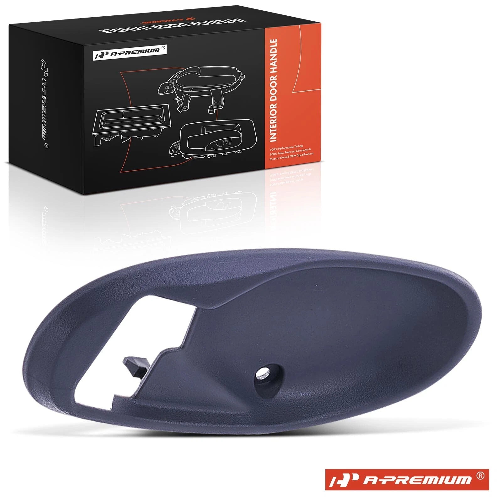 Front Gray Interior Door Handle for Mitsubishi Eclipse Dodge Avenger (2000–2014)