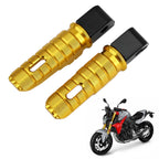 Rear Footrests Foot Pegs for BMW R Ninet F900R F900XR R1200R R1200RS R1250R (2014–2023) Gold