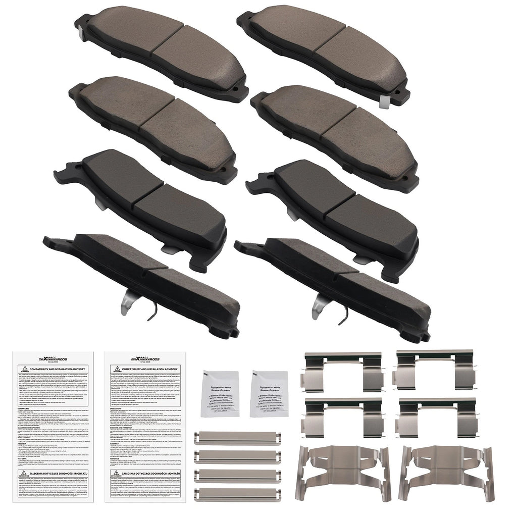 Set of 4 Brake Pads for Ford F-150 (1999–2004) Lincoln Blackwood (2002)