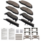 Set of 4 Brake Pads for Ford F-150 (1999–2004) Lincoln Blackwood (2002)