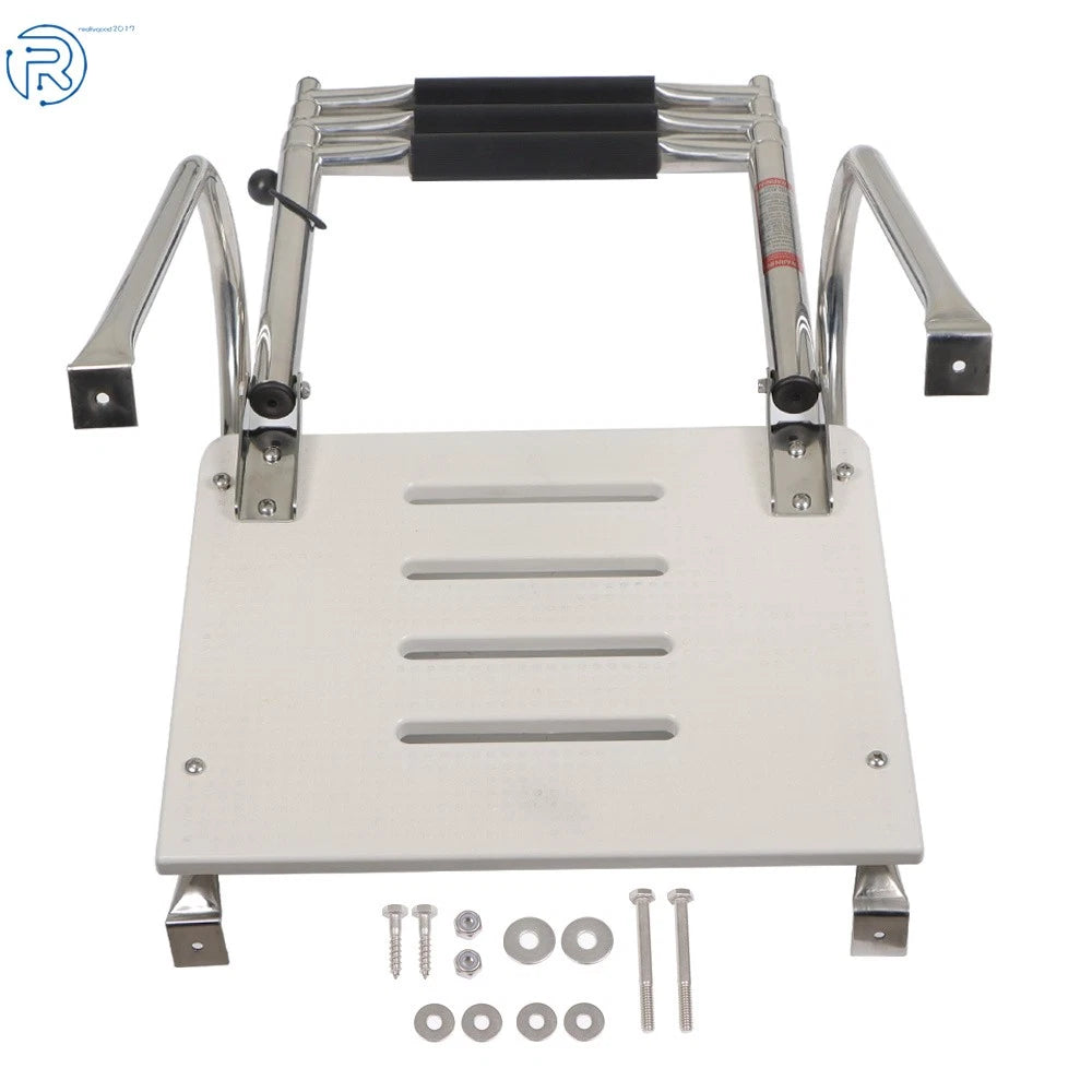 3-Step Stainless Steel Ship Ladder with Platform