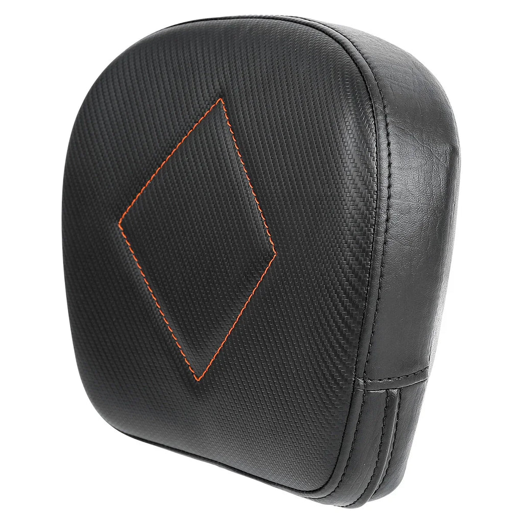 Black Rear Passenger Backrest Pad for Harley Touring Road Electra Glide (2009-2023)