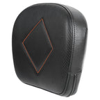 Black Rear Passenger Backrest Pad for Harley Touring Road Electra Glide (2009-2023)
