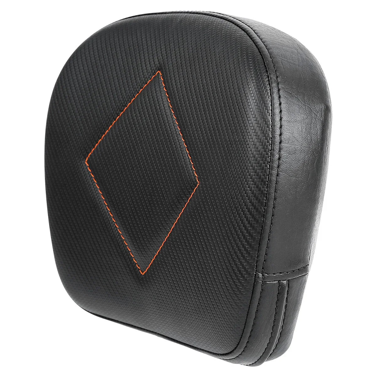 Black Rear Passenger Backrest Pad for Harley Touring Road Electra Glide (2009-2023)