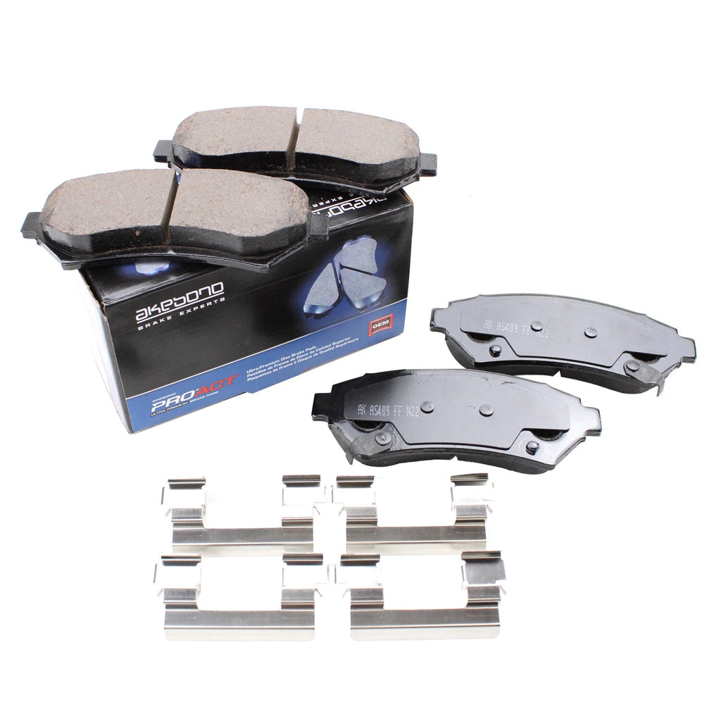 Akebono ProACT Front Disc Brake Pads for Buick Cadillac Chevy Oldsmobile Pontiac