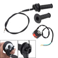 Twist Throttle Accelerator Handle Grip Cable Set for ATV (50cc–250cc)