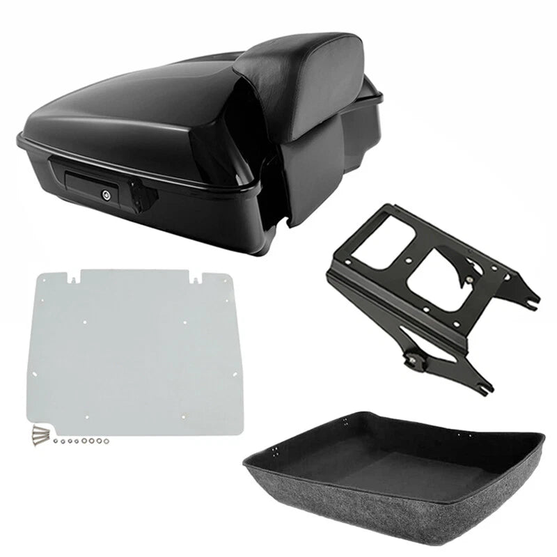 Trunk Pad Mount Rack Plate for Harley Touring Street Glide (2009–2013)