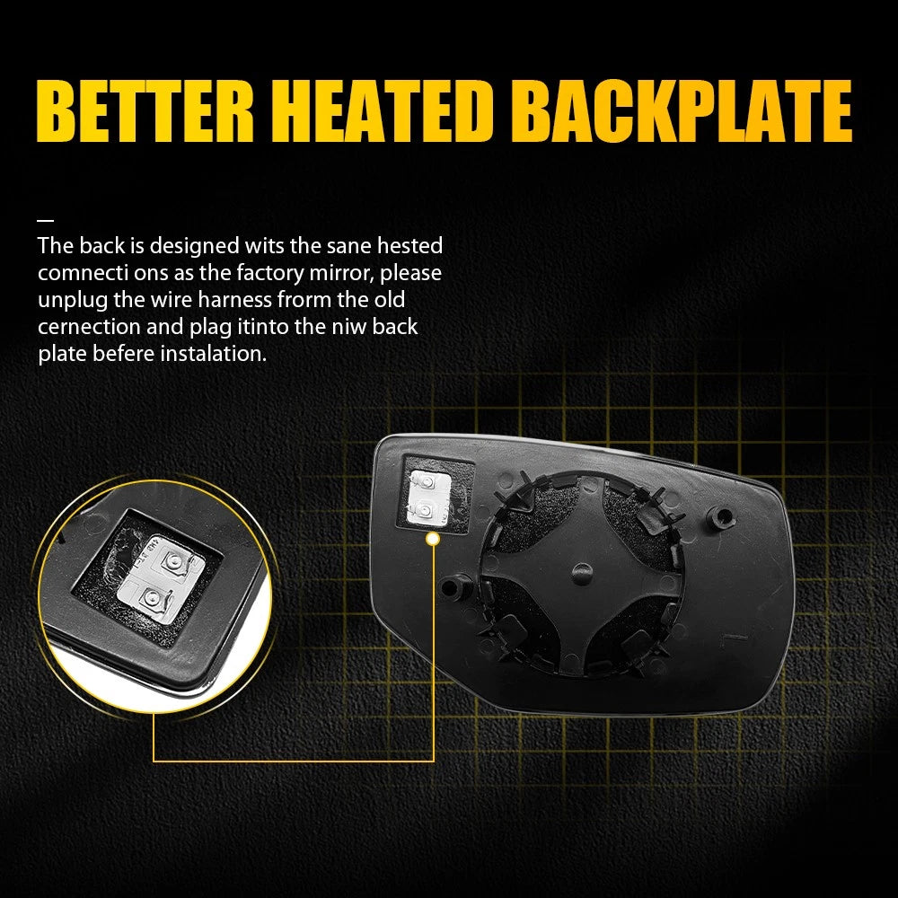 Heated Mirror Glass for Honda Accord (2013–2017) Left Side