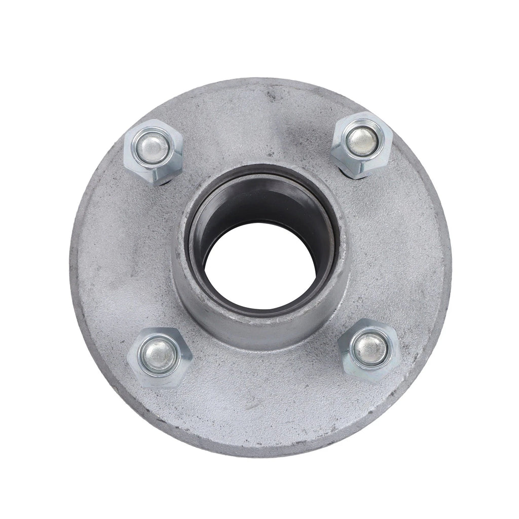2X Trailer Hub Kit with Bearings for 4 on 4" Spindle (2000lb)