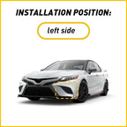Fog Light Cover for Toyota Camry (2018–2020) Driver Left Side Black