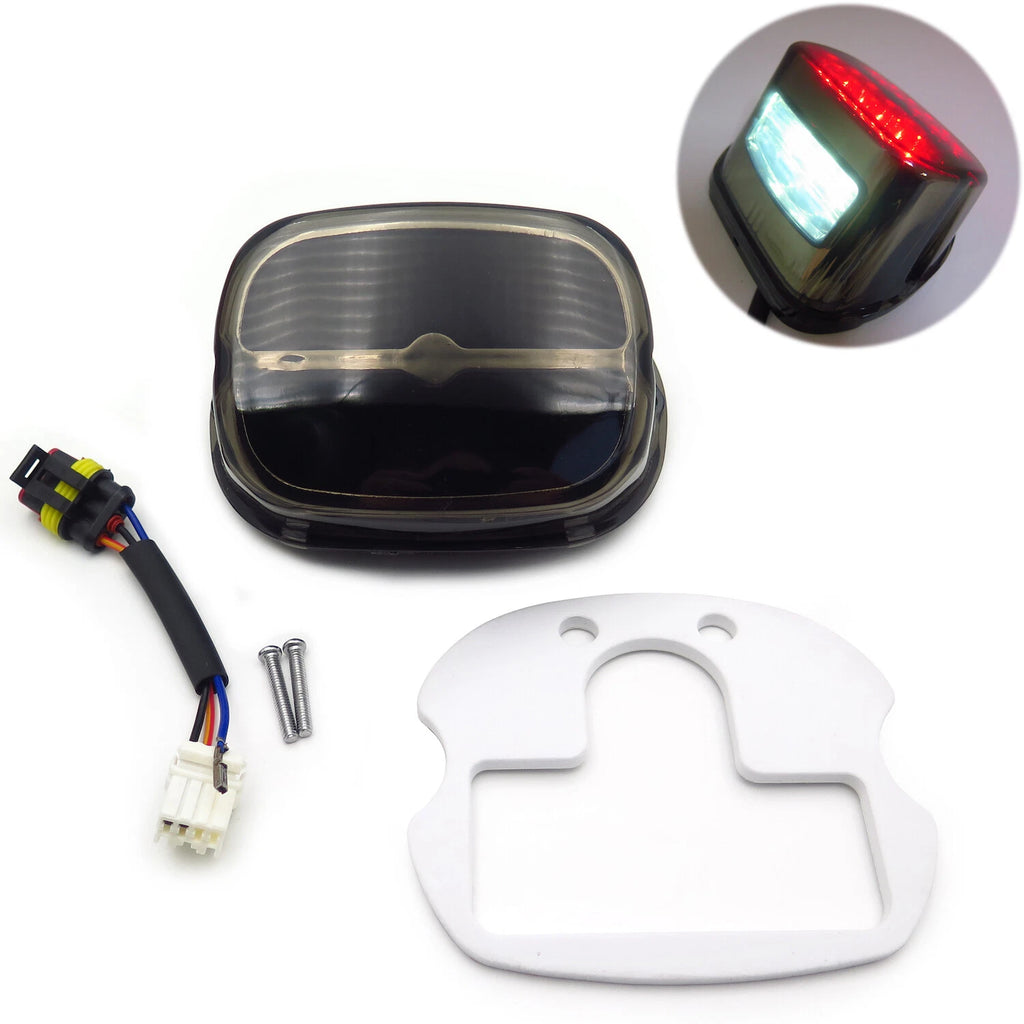Tail Brake Light for Harley FLST FLSTF FLSTSB FLSTC (2000–Present) Smoke Lens