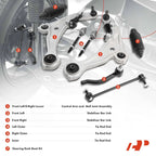 12Pcs Control Arm Ball Joint & Sway Bar Kit for Nissan