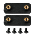 Rear Door Mounting Plate with Screws for Leer XL/XR/XQ Truck Cap (N/A)