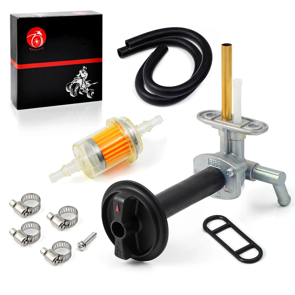 Fuel Petcock Valve Filter Kit for Kawasaki Prairie 360 KVF360 (2003–2006)