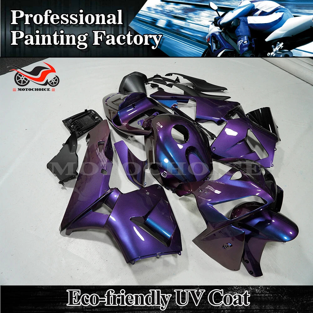 Chameleon Blue Purple Fairing Kit for Honda CBR600RR (2005–2006)